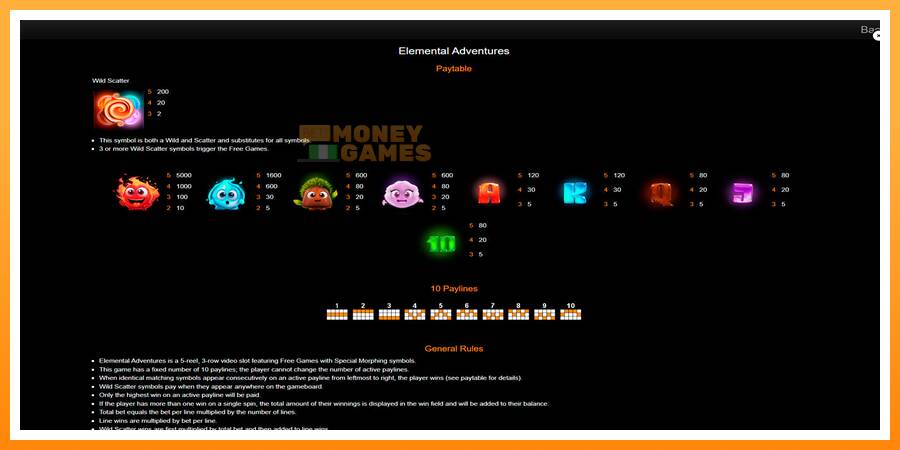 ลองสัมผัสเครื่องดูครับ Elemental Adventures, รูปภาพ 7: เล่นเพื่อเงิน