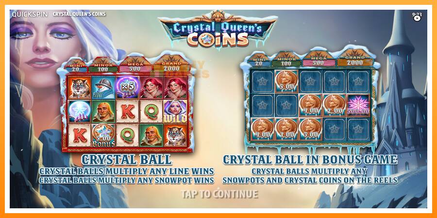 ลองสัมผัสเครื่องดูครับ Crystal Queens Coins, รูปภาพ 1: เล่นเพื่อเงิน