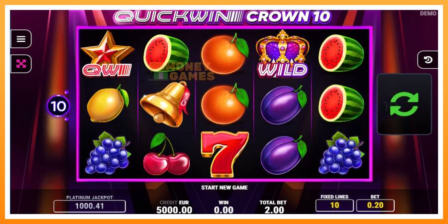 ลองสัมผัสเครื่องดูครับ Quick Win Crown 10, รูปภาพ 1: เล่นเพื่อเงิน