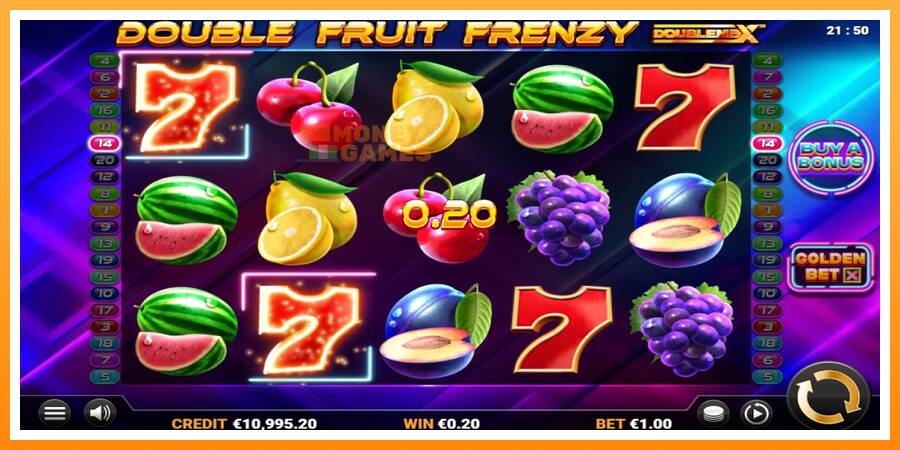 ลองสัมผัสเครื่องดูครับ Double Fruit Frenzy DoubleMax, รูปภาพ 2: เล่นเพื่อเงิน