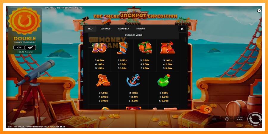 ลองสัมผัสเครื่องดูครับ The Great Jackpot Expedition, รูปภาพ 6: เล่นเพื่อเงิน