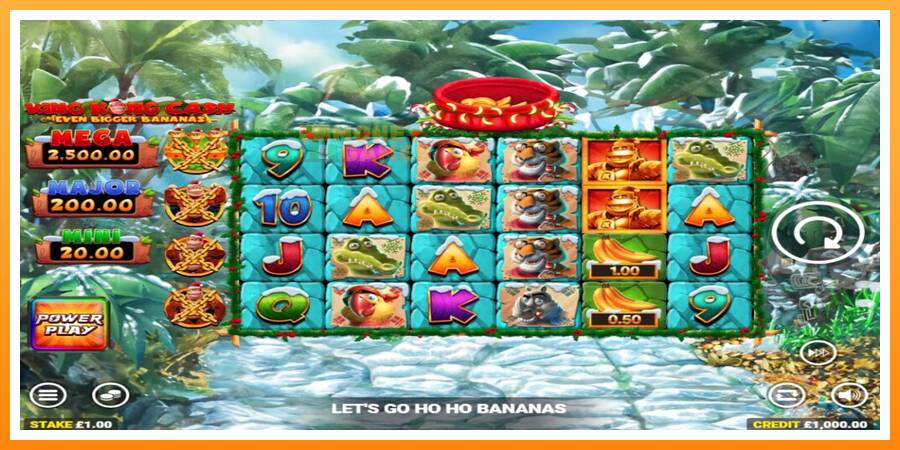 ลองสัมผัสเครื่องดูครับ King Kong Cash Even Bigger Bananas Power Play, รูปภาพ 2: เล่นเพื่อเงิน