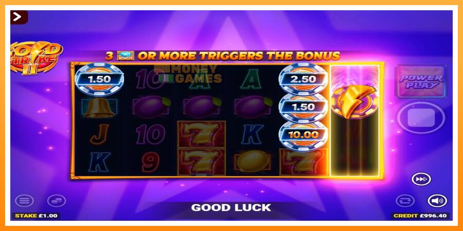 ลองสัมผัสเครื่องดูครับ Gold Strike II Rapid Fire Jackpots, รูปภาพ 4: เล่นเพื่อเงิน