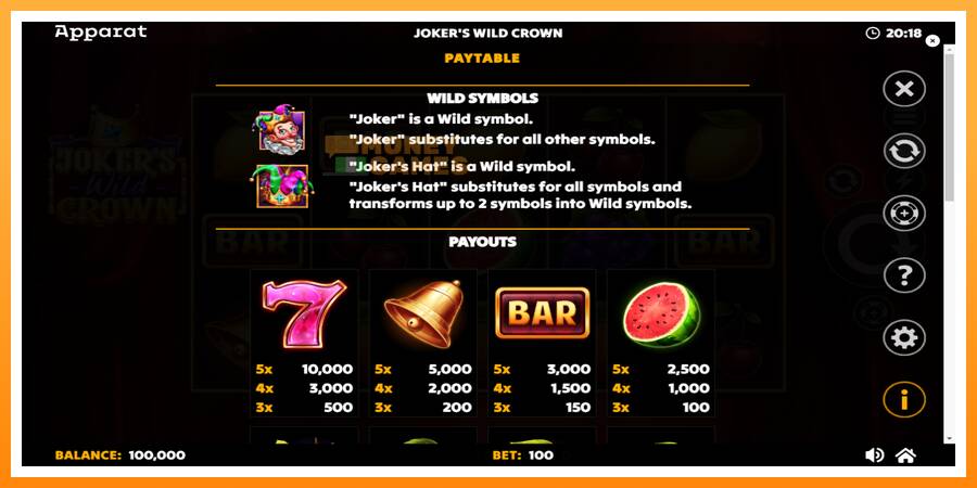 ลองสัมผัสเครื่องดูครับ Jokers Wild Crown Diamond Treasures, รูปภาพ 5: เล่นเพื่อเงิน