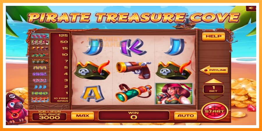 ลองสัมผัสเครื่องดูครับ Pirate Treasure Cove Pull Tabs, รูปภาพ 1: เล่นเพื่อเงิน