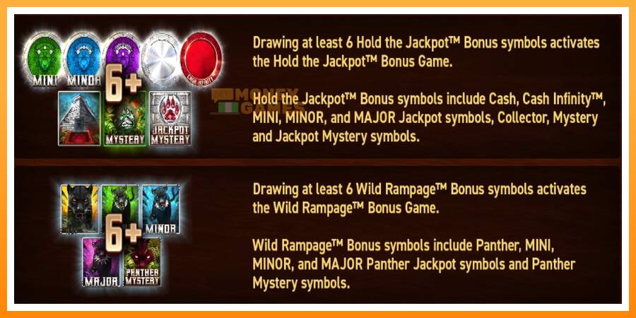 ลองสัมผัสเครื่องดูครับ Mighty Wild: Panther Grand Platinum Edition Halloween Jackpots, รูปภาพ 4: เล่นเพื่อเงิน