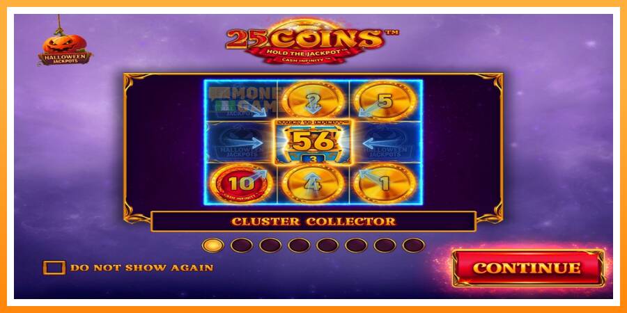 ลองสัมผัสเครื่องดูครับ 25 Coins Halloween Jackpots, รูปภาพ 1: เล่นเพื่อเงิน