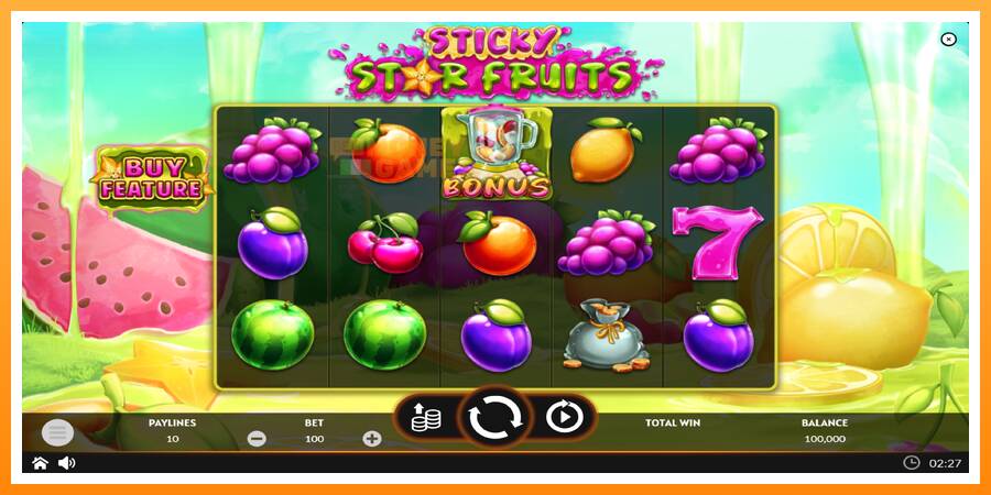 ลองสัมผัสเครื่องดูครับ Sticky Star Fruits, รูปภาพ 2: เล่นเพื่อเงิน