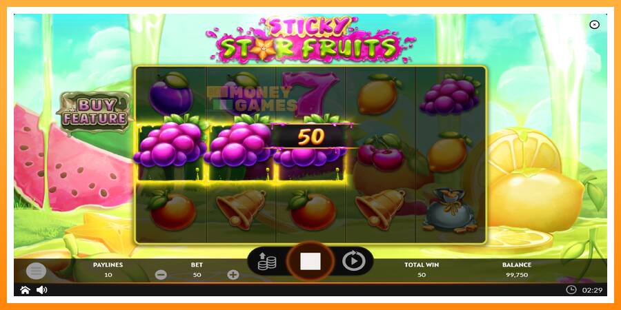 ลองสัมผัสเครื่องดูครับ Sticky Star Fruits, รูปภาพ 3: เล่นเพื่อเงิน