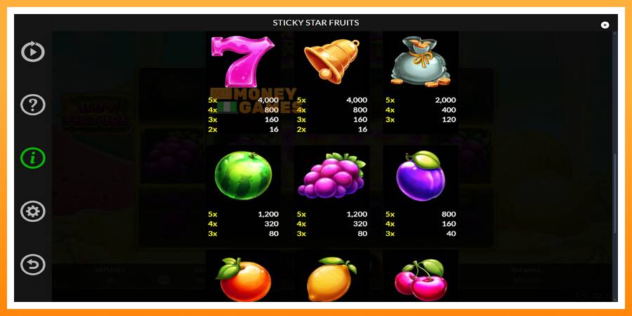 ลองสัมผัสเครื่องดูครับ Sticky Star Fruits, รูปภาพ 6: เล่นเพื่อเงิน