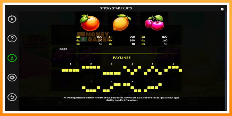 ลองสัมผัสเครื่องดูครับ Sticky Star Fruits, รูปภาพ 7: เล่นเพื่อเงิน