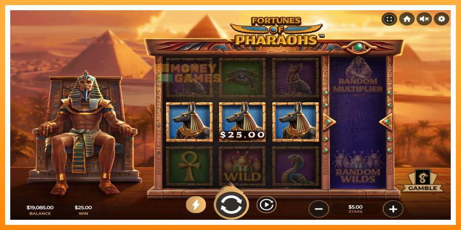 ลองสัมผัสเครื่องดูครับ Fortunes of Pharaohs, รูปภาพ 3: เล่นเพื่อเงิน