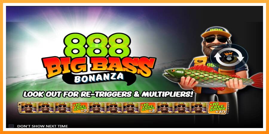 ลองสัมผัสเครื่องดูครับ 888 Big Bass Bonanza, รูปภาพ 1: เล่นเพื่อเงิน