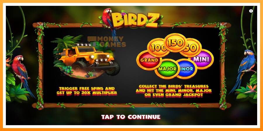 ลองสัมผัสเครื่องดูครับ BIRDZ, รูปภาพ 1: เล่นเพื่อเงิน