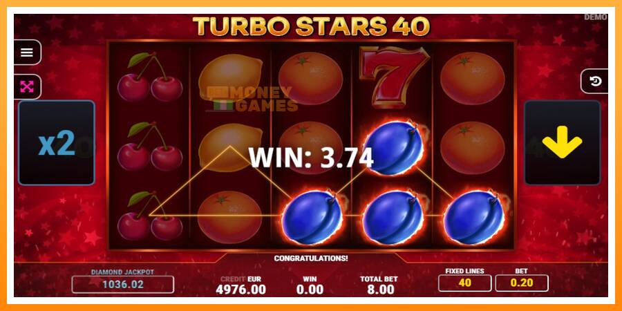 ลองสัมผัสเครื่องดูครับ Turbo Stars 40, รูปภาพ 3: เล่นเพื่อเงิน