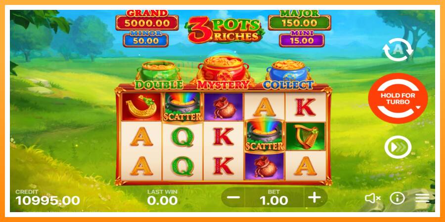 ลองสัมผัสเครื่องดูครับ 3 Pots Riches: Hold and Win, รูปภาพ 3: เล่นเพื่อเงิน