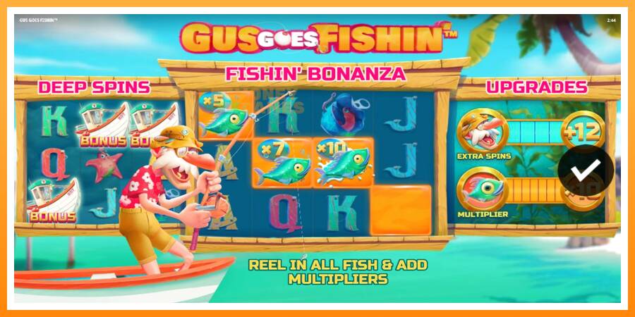 ลองสัมผัสเครื่องดูครับ Gus Goes Fishin, รูปภาพ 1: เล่นเพื่อเงิน