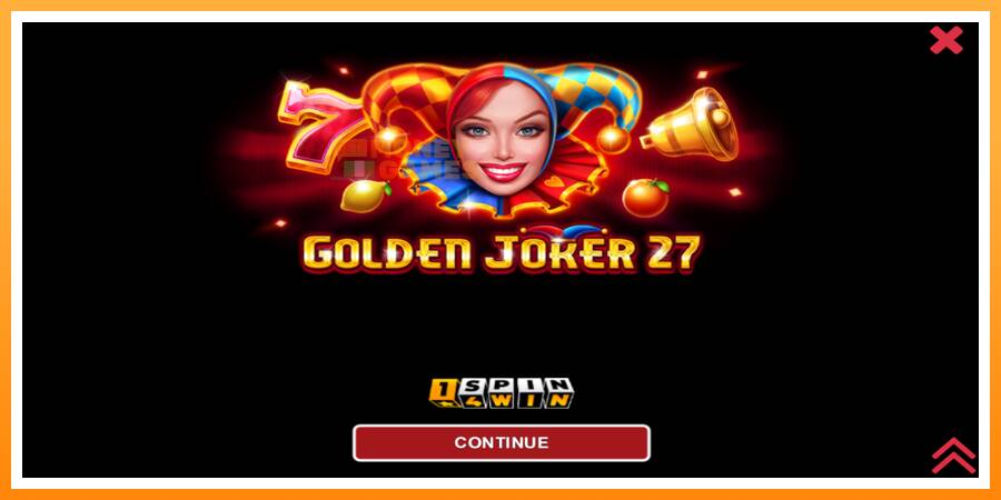 ลองสัมผัสเครื่องดูครับ Golden Joker 27 Hold & Win, รูปภาพ 1: เล่นเพื่อเงิน