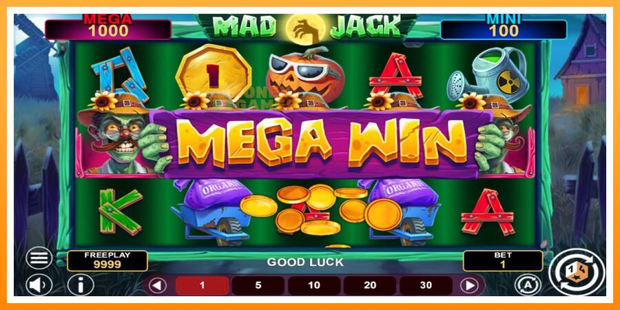 ลองสัมผัสเครื่องดูครับ Mad Jack Hold & Win, รูปภาพ 2: เล่นเพื่อเงิน