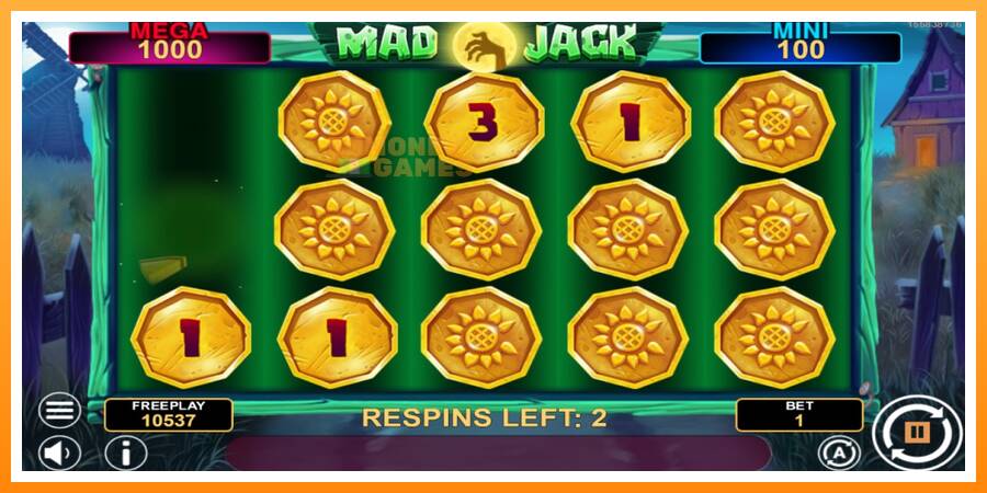 ลองสัมผัสเครื่องดูครับ Mad Jack Hold & Win, รูปภาพ 3: เล่นเพื่อเงิน