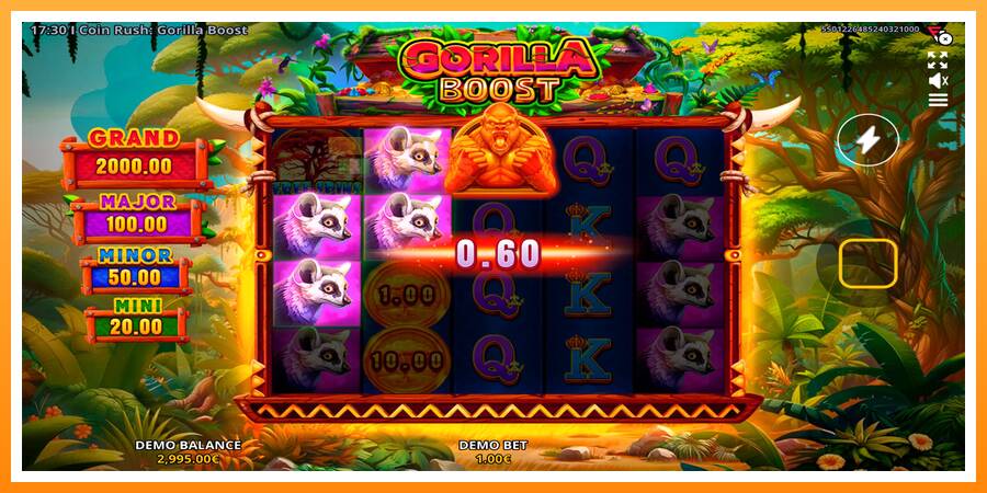 ลองสัมผัสเครื่องดูครับ Coin Rush: Gorilla Boost, รูปภาพ 2: เล่นเพื่อเงิน