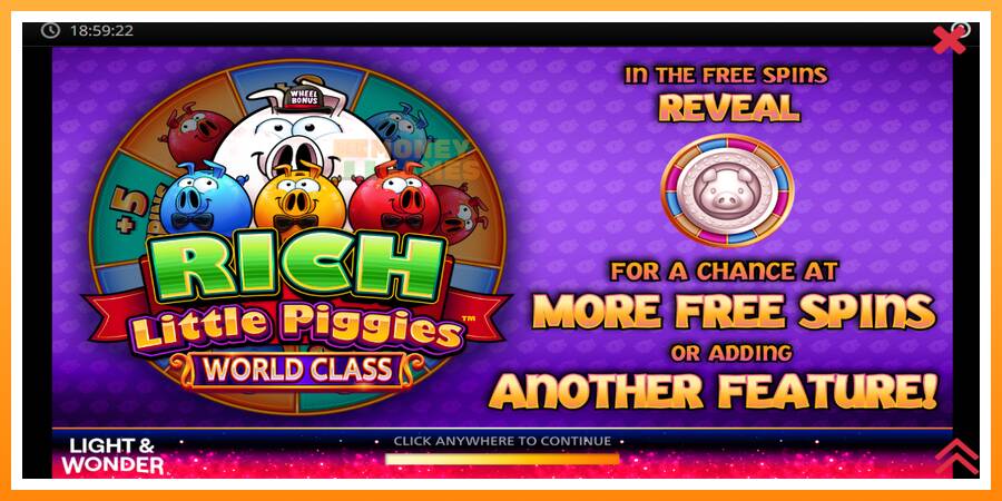 ลองสัมผัสเครื่องดูครับ Rich Little Piggies World Class, รูปภาพ 1: เล่นเพื่อเงิน