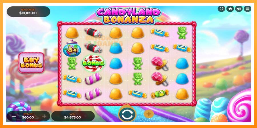 ลองสัมผัสเครื่องดูครับ Candyland Bonanza, รูปภาพ 1: เล่นเพื่อเงิน