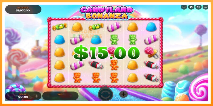 ลองสัมผัสเครื่องดูครับ Candyland Bonanza, รูปภาพ 2: เล่นเพื่อเงิน