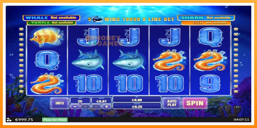 ลองสัมผัสเครื่องดูครับ Great Blue Jackpot, รูปภาพ 2: เล่นเพื่อเงิน