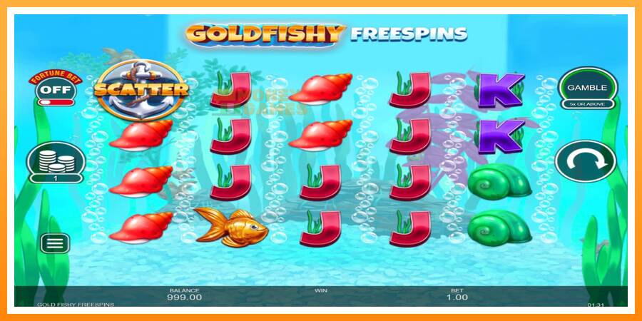 ลองสัมผัสเครื่องดูครับ Gold Fishy Free Spins, รูปภาพ 2: เล่นเพื่อเงิน