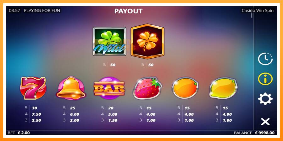 ลองสัมผัสเครื่องดูครับ Casino Win Spin, รูปภาพ 4: เล่นเพื่อเงิน