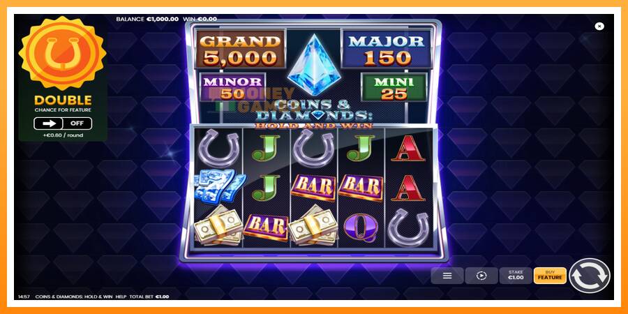 ลองสัมผัสเครื่องดูครับ Coins & Diamonds: Hold and Win, รูปภาพ 2: เล่นเพื่อเงิน