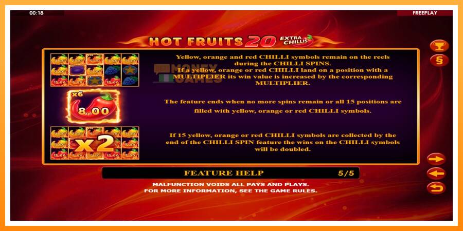 ลองสัมผัสเครื่องดูครับ Hot Fruits 20 Extra Chillis, รูปภาพ 7: เล่นเพื่อเงิน