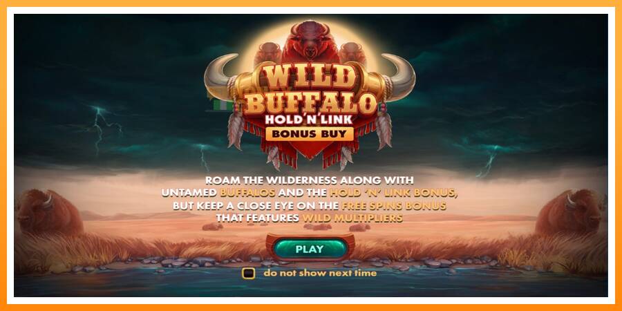 ลองสัมผัสเครื่องดูครับ Wild Buffalo Hold N Link Bonus Buy, รูปภาพ 1: เล่นเพื่อเงิน