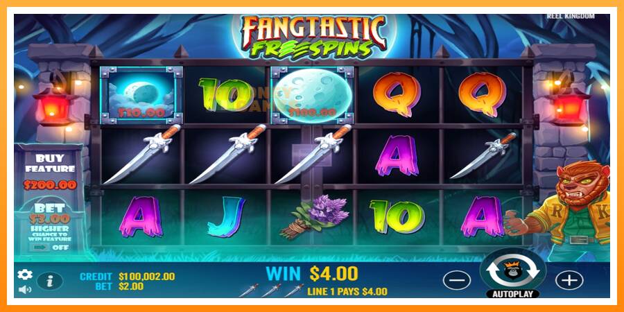 ลองสัมผัสเครื่องดูครับ Fangtastic Freespins, รูปภาพ 3: เล่นเพื่อเงิน