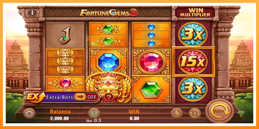 ลองสัมผัสเครื่องดูครับ Fortune Gems 3, รูปภาพ 1: เล่นเพื่อเงิน