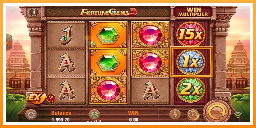 ลองสัมผัสเครื่องดูครับ Fortune Gems 3, รูปภาพ 2: เล่นเพื่อเงิน