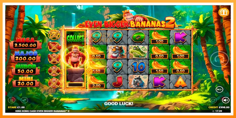 ลองสัมผัสเครื่องดูครับ King Kong Cash Even Bigger Bananas 2, รูปภาพ 2: เล่นเพื่อเงิน