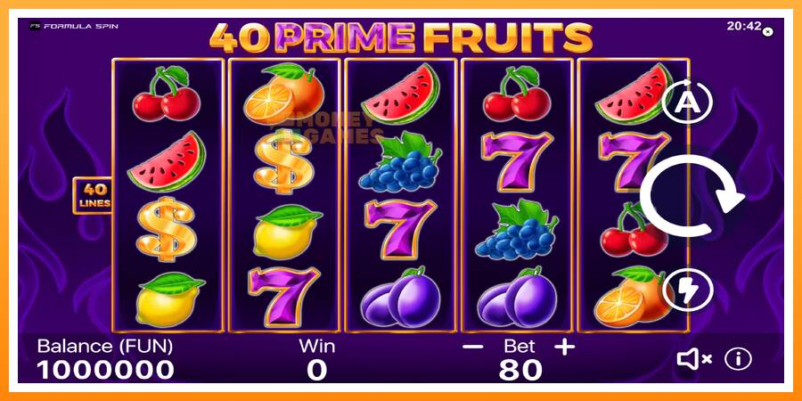 ลองสัมผัสเครื่องดูครับ 40 Prime Fruits, รูปภาพ 2: เล่นเพื่อเงิน