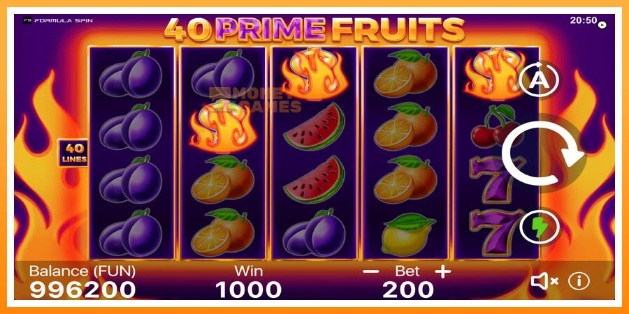 ลองสัมผัสเครื่องดูครับ 40 Prime Fruits, รูปภาพ 3: เล่นเพื่อเงิน