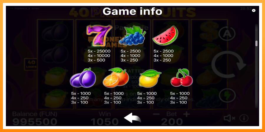 ลองสัมผัสเครื่องดูครับ 40 Prime Fruits, รูปภาพ 6: เล่นเพื่อเงิน