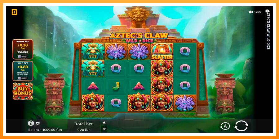 ลองสัมผัสเครื่องดูครับ Aztecs Claw Wild Dice, รูปภาพ 1: เล่นเพื่อเงิน