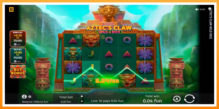 ลองสัมผัสเครื่องดูครับ Aztecs Claw Wild Dice, รูปภาพ 3: เล่นเพื่อเงิน