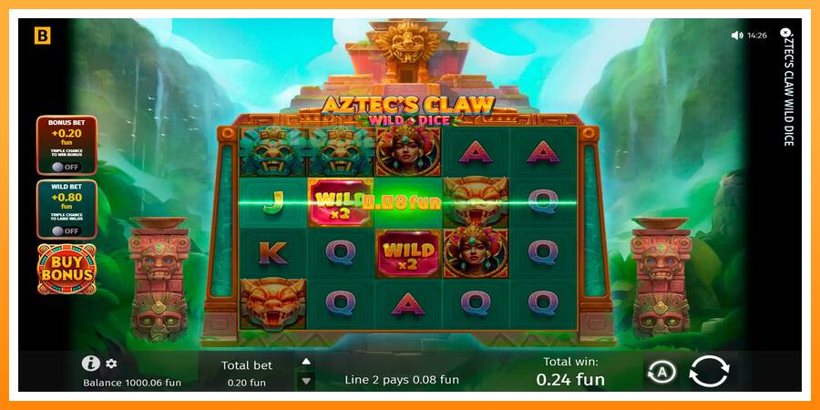 ลองสัมผัสเครื่องดูครับ Aztecs Claw Wild Dice, รูปภาพ 4: เล่นเพื่อเงิน