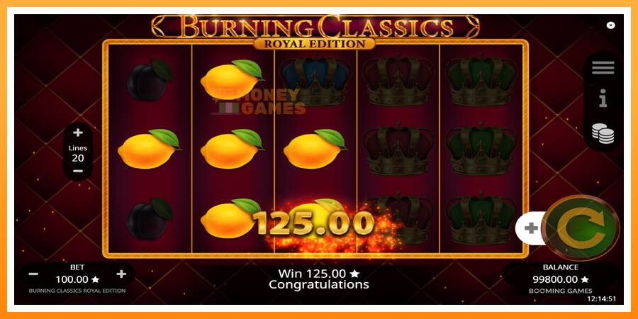 ลองสัมผัสเครื่องดูครับ Burning Classics Royal Edition, รูปภาพ 3: เล่นเพื่อเงิน