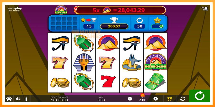 ลองสัมผัสเครื่องดูครับ Pyramids of Cash with Reel Bingo, รูปภาพ 1: เล่นเพื่อเงิน