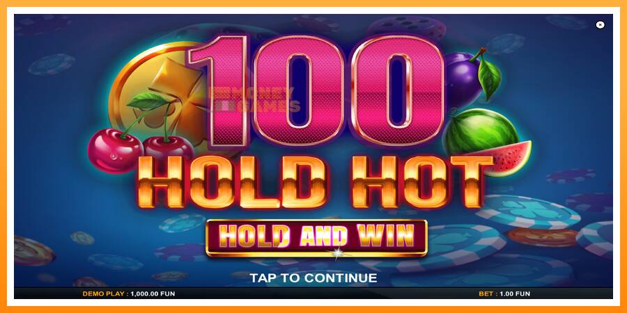 ลองสัมผัสเครื่องดูครับ 100 Hold Hot Hold and Win, รูปภาพ 1: เล่นเพื่อเงิน