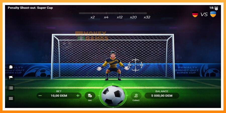 ลองสัมผัสเครื่องดูครับ Penalty Shoot-Out: Super Cup, รูปภาพ 2: เล่นเพื่อเงิน