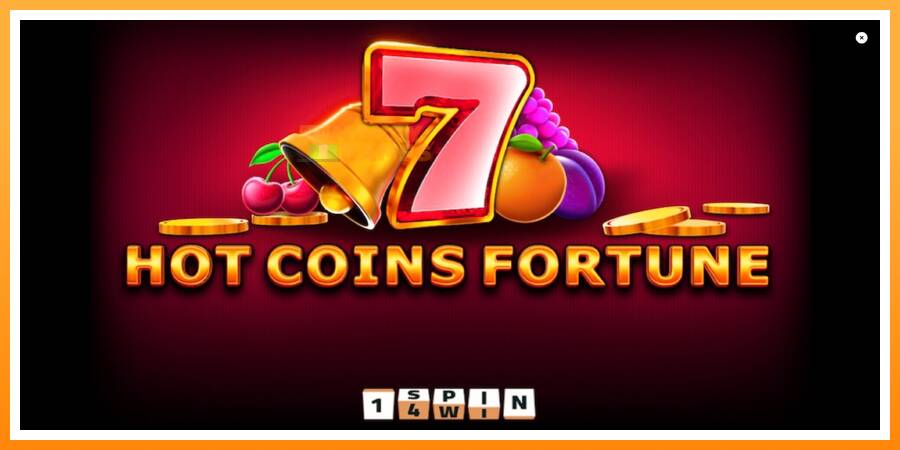 ลองสัมผัสเครื่องดูครับ Hot Coins Fortune, รูปภาพ 1: เล่นเพื่อเงิน