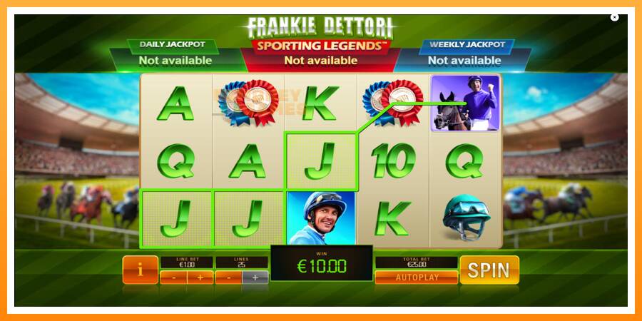 ลองสัมผัสเครื่องดูครับ Frankie Dettori Sporting Legends, รูปภาพ 4: เล่นเพื่อเงิน